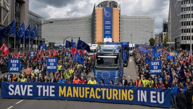 EUROMETAL action in Brussels: “Keep Manufacturing in Europe”