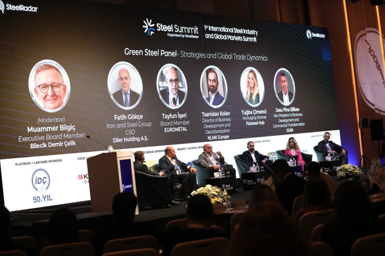 EUROMETAL Board Member Tayfun İşeri at SteelRadar Steel Summit in Çeşme