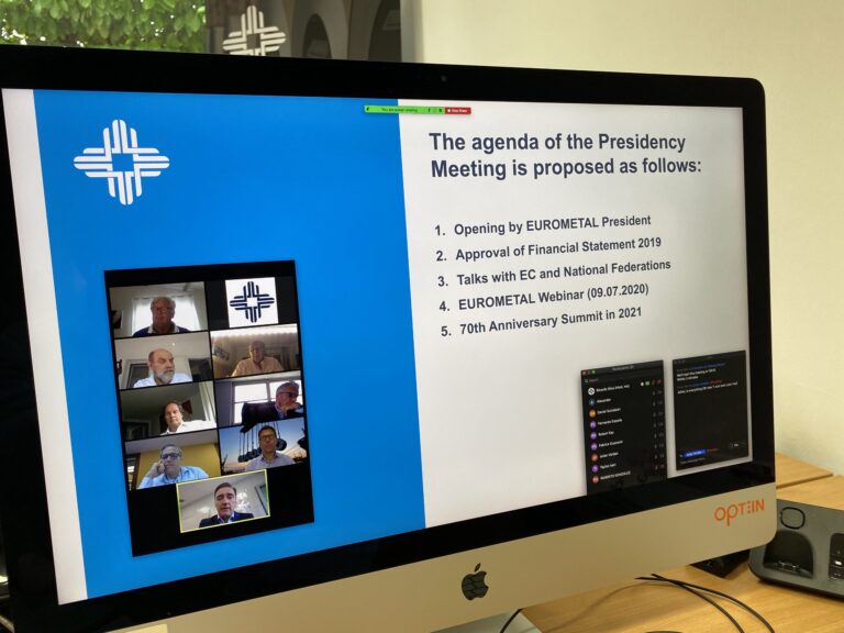 EUROMETAL Presidency Members met online