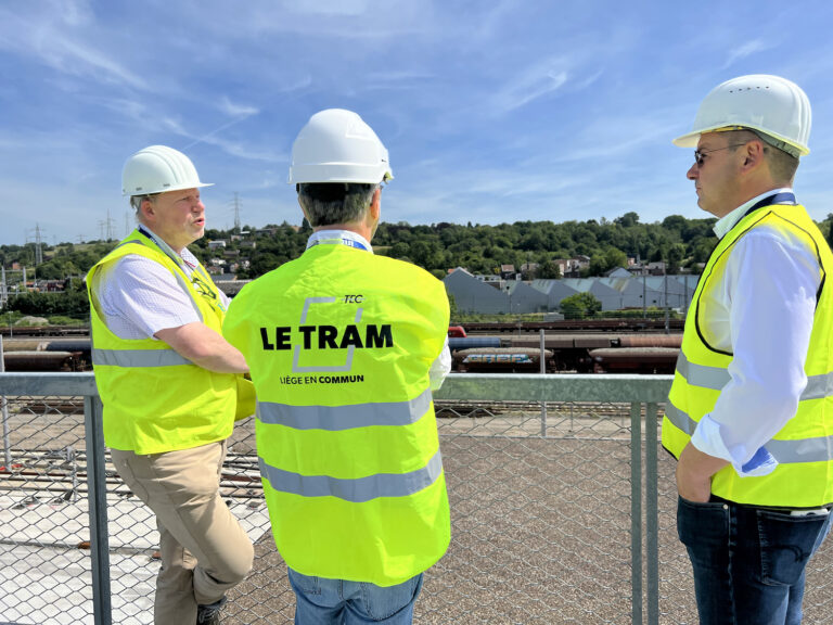 EUROMETAL participated in a visit to the Liège tramway terminal