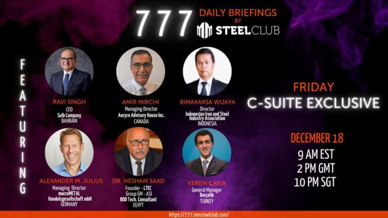 EUROMETAL presidency member at MMSteelClub online conference
