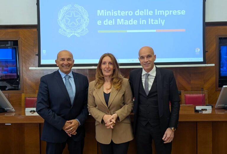 Protecting the Electromechanical Supply Chain: Minister Urso Meets the President of ESN Franco Felisa at Palazzo Piacentini.